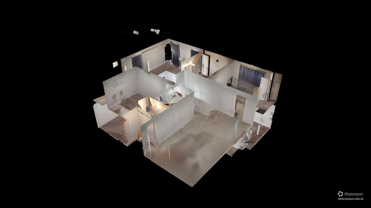 Dollhouse view, defurnished